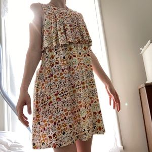 Autumn sleeveless dress